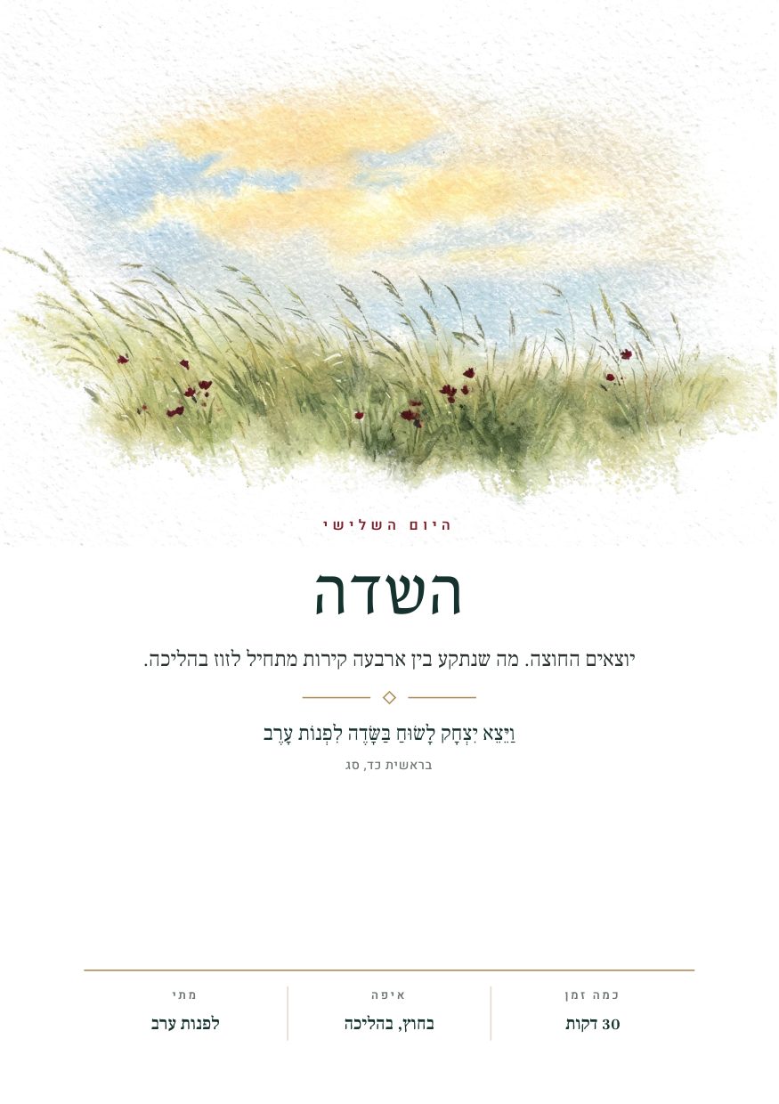 היום השלישי · השדה